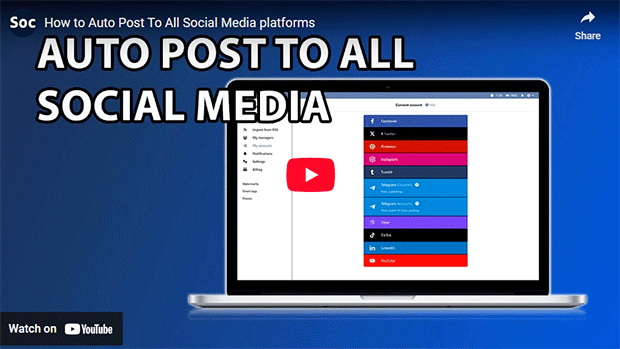 How to Auto Post To All Social Media platforms