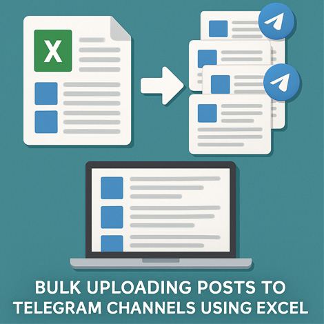 Caricamento massivo di messaggi sui canali Telegram