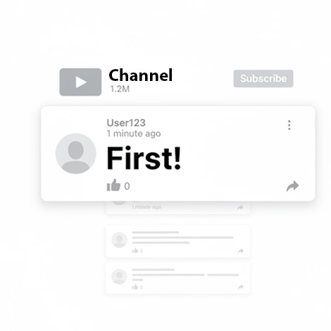 youtube erster Kommentar